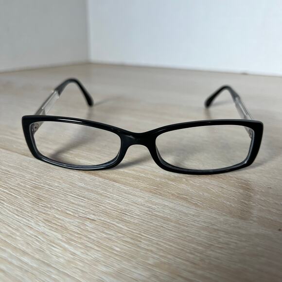 Chanel 3177 c.501 Eyeglasses Black Collection Miroir Frames 51-16-135 Italy - Picture 2 of 10